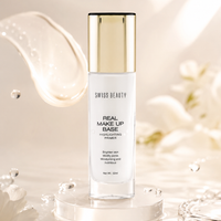 Swiss Beauty Real Make-Up Base Highlighting Primer – Natural Tint | Hydrating Glow | Smooth Makeup Base | 32ml